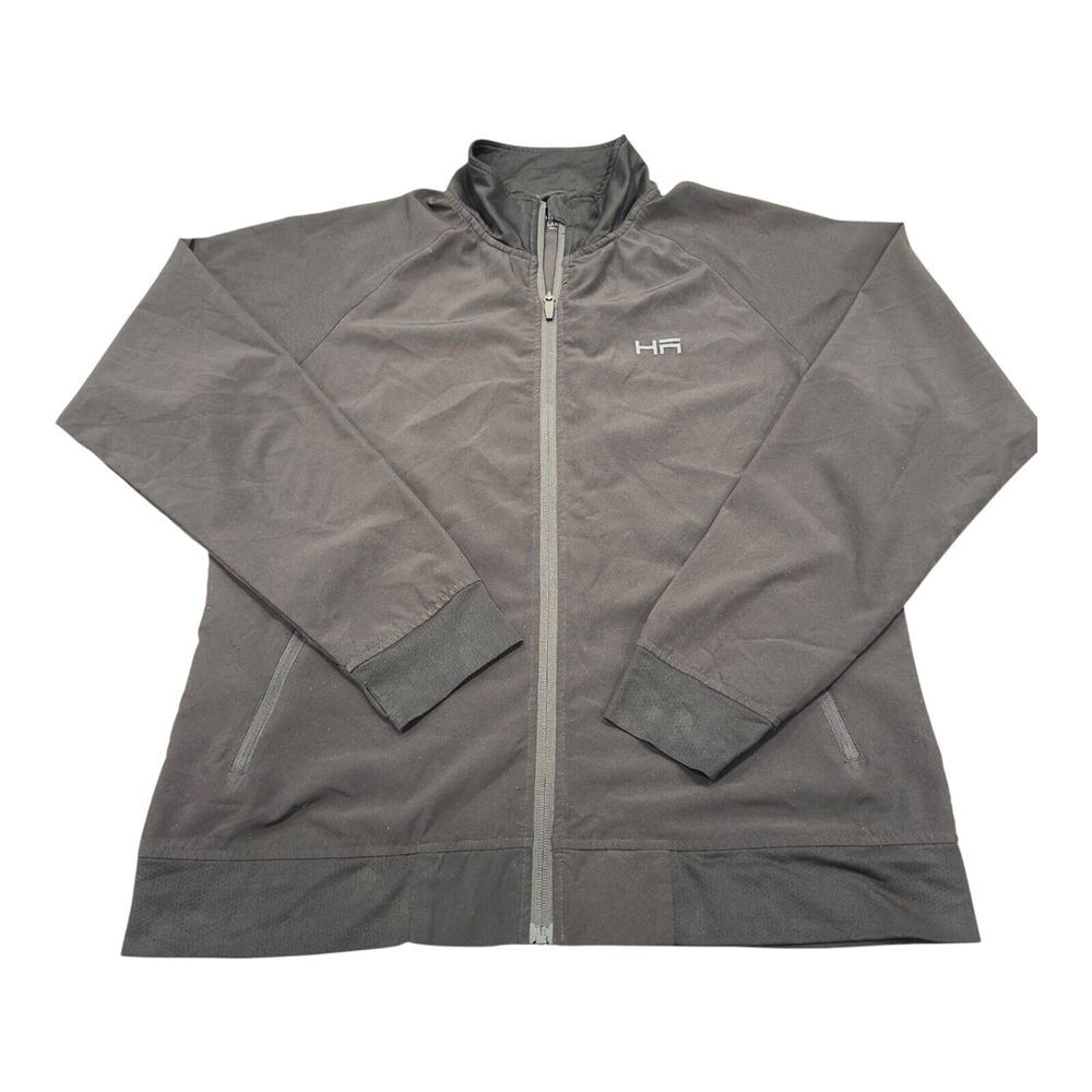 Helsinki Athletica Men's Large Black Zip up‎ Training Lightweight  Sprint Jacket